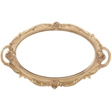 Dolity Makyaj Takı Parfüm Organizatör Için Güzel Vintage Vanity Ayna Tepsisi (Yurt Dışından)
