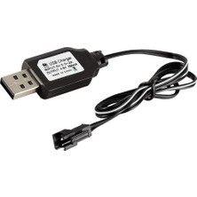 Lovoski Rc Pil Şarj Kablosu 4.8 V 250MA USB Dengesi Hızlı Şarj Sm Tak 80 cm