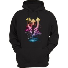 Remonz Sailor Moon Baskılı 3 Ipl. Şardonlu, Kalın (600 Gr.) Içi Polar Sweatshirt