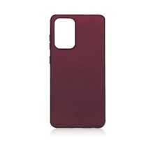 Smcase Samsung Galaxy A52S 5g Kılıf Renkli Korumalı Premier Mat Silikon Mürdüm