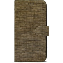 Dlrcase Samsung Galaxy A22 4g Kılıf Standlı Kartvizitli Exclusive Spor Cüzdan Kahverengi