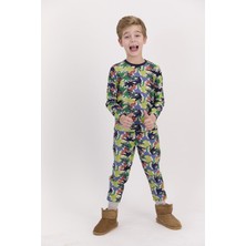 RolyPoly Dinosaurs Bejmelanj Erkek Çocuk Pijama Takımı