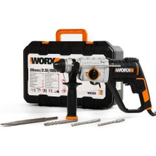 Worx WX339 800WATT 2.5j Sds-Plus Kırıcı/ Delici + 4 Adet Uç