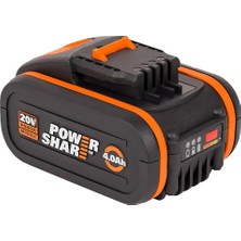 Worx WA3553 20VOLT 4.0AH. Li-Ion Powershare Yedek Akü