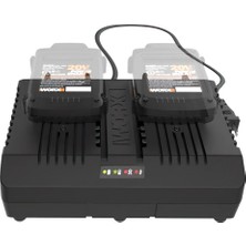 Worx WA3883 20VOLT Li-Ion Powershare Ikili Hızlı Akü Şarj Cihazı