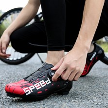 KIN Siyah Kırmızı Bisiklet Ayakkabı (Yurt Dışından)