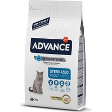 Advance Sterilised Hindili Kısırlaştırılmış Yetişkin Kedi Maması 3 kg