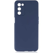 Gpack Oppo A55 Kılıf Renkli Korumalı Premier Mat Silikon Lacivert