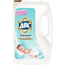 Abc Çamaşır Yumuşatıcı 5 lt Sensitive 4'lü