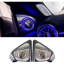 Bimbo Mercedes W177 2019-2021 Işıklı Burmester Köşe Hoparlör Kapağı Seti 64 Renk