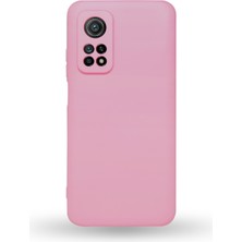 Case World Caseworld Xiaomi Mi 10T Kapak Kamera Korumalı Içi Kadife Lansman Silikon Kılıf - Pembe