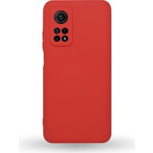 Case World Caseworld Xiaomi Mi 10T Pro Kapak Kamera Korumalı Içi Kadife Lansman Silikon Kılıf - Kırmızı