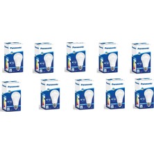 Panasonic 10 Adet 14W -100W E27 1430 Lümen Sarı Işık LED Ampül