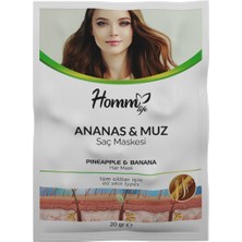 Homm Life  Ananas Muz Saç Maskesi