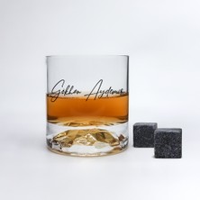 Kadehçi Signature - Diamond Kişiye Özel Isimli Viski Bardağı ve Viski Şişeli Viski Seti