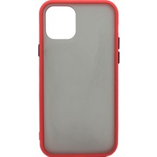 Nettech Apple iPhone 11 Pro Uyumlu Montreal Seri Silikon Kılıf Kırmızı