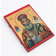 Anadolia Aziz Nikolas Teslis Büyük Boy Ikona