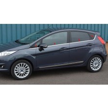 Solarex Ford Fiesta 2009-2017 Uyumlu Cam Çıtası 8 Parça Krom Paslanmaz Çelik