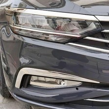 Solarex Volkswagen Passat B8.5 2019 Uyumlu Sis Çerçevesi  Krom Paslanmaz Çelik