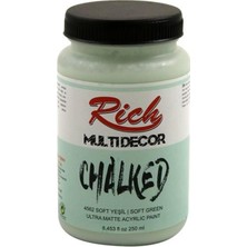 Rich Multi Decor Chalked Akrilik Boya 250 cc 4562 Soft Yeşil