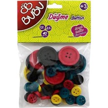 Bubu HS0007 Düğme 1,2 Cm-2,5 cm 40'lı