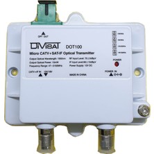 Divisat DOT-100 Fiber Optic Transmitter - Catv + Sat 10MW 47-2150MHZ