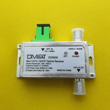 Divisat DOT200 - Fiber Optic Receiver - Catv + Sat Agc 47-2150MHZ