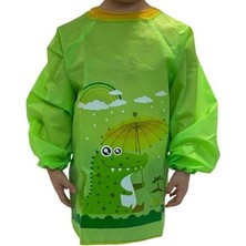 Green Dinosaur Unisex Çocuk Aktivite Önlüğü Yeşil