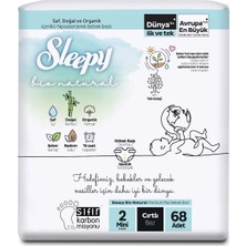 Sleepy Bio Natural Ekonomik Paket Bebek Bezi 2 Numara Mini 68 Adet