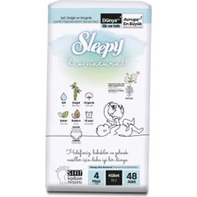 Sleepy Bio Natural Ekonomik Paket Külot Bez 4 Numara Maxi 48 Adet