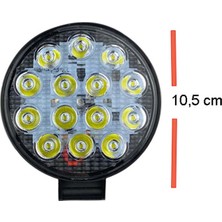 Space Yuvarlak 14 Led Beyaz Sis Lambası Adet / LASS316