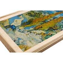 Wuudart Van_gogh Saınt Remyde Kavaklar Ahşap Tablo