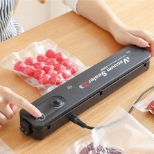 Vakum Makinası Ekonomik , Vacuum Sealer, 10 Adet 15X25 cm Vakum Torbası Hediye