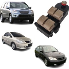 Mcar Honda Civic Cam Düğmesi Sol Dörtlü Bej Renk 2001--2006