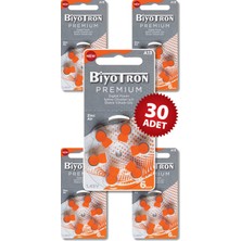 Biyotron Premium A13 İşitme Cihazı Pili 6x5 (30 Adet)