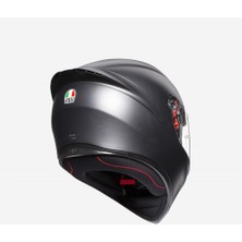 Agv K1 Solid Mat Siyah Kapalı Kask Yeni Sezon