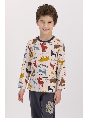 RolyPoly The Wild One Kum Erkek Çocuk Pijama Takımı