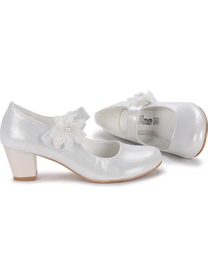 Kiko Kids Angelina Vakko Günlük Kız Çocuk 4 Cm Topuklu Abiye Ayakkabı
