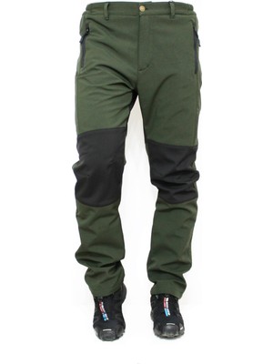 DRC Erkek Tactical Outdoor Su Geçirmez Haki Yeşil Softshell Pantolon