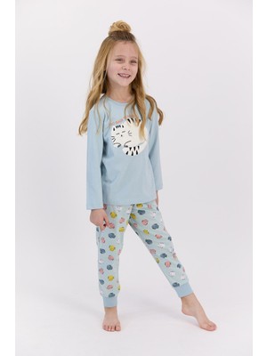 RolyPoly Back To Sleep Açık Mint Kız Çocuk Pijama Takımı