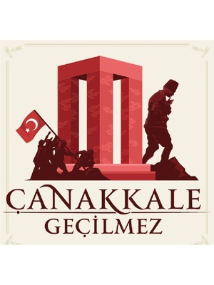 Anadolia Çanakkale Geçilmez Şehitler Anıtı Traverten Magnet