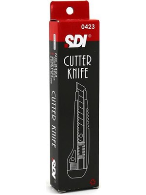 Sdi 0423 Maket Bıçağı Geniş Otomatik Kilitlemeli
