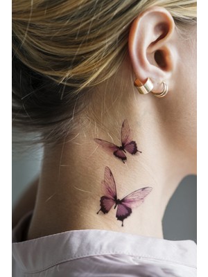 BP Tattoo Smooth 3 Boyutlu Mini Kelebek Dövmesi
