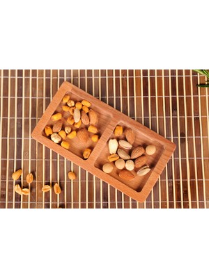 M'art Home Gurme 2 Bölmeli Sunum Tabağı 18 cm