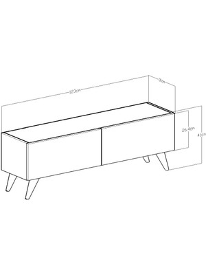 Givayo Marbe Tv Ünitesi Ceviz