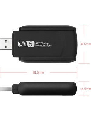 Semgiller Kablosuz Wifi Alıcı AC1200 Mbps Dual Band USB 3.0 Adaptör