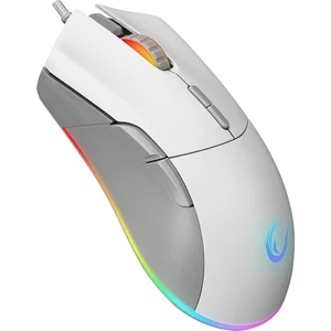 SMX-R21 Compact USB Beyaz Rgb Ledli Makrolu 12800DPI / 1000hz Drag Click Oyuncu Mouse