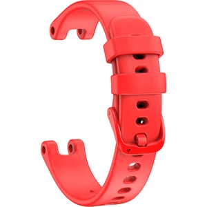 Puluzpuluz Garmin Lily Silikon Watchband Kırmızı Için (Yurt Dışından)