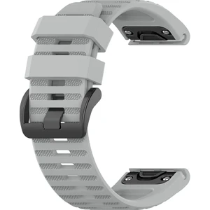 Puluzpuluz Garmin Fenix ​​6X 26Mm Gri Için Resmi Doku Kordonu (Yurt Dışından)