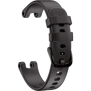 Puluzpuluz Garmin Lily Silikon Kordon Bandosu Için Siyah (Yurt Dışından)